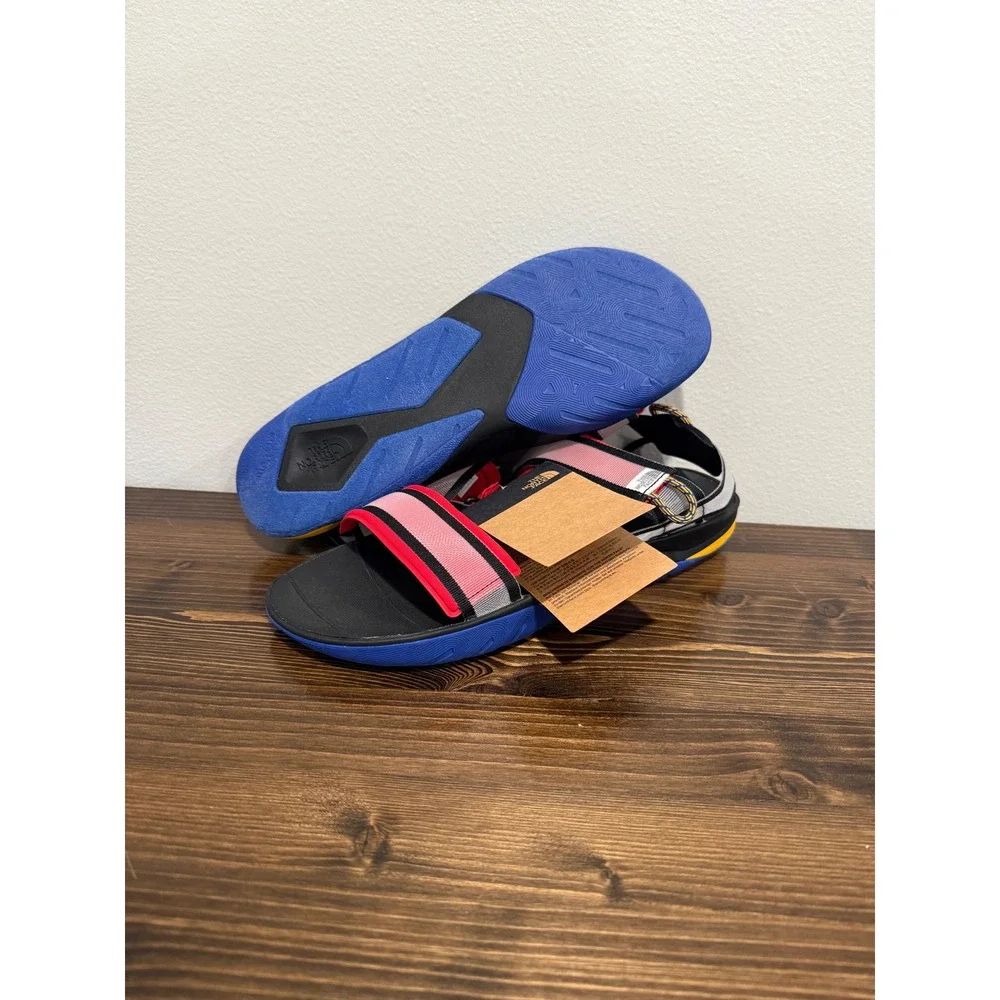The North Face Mens Skeena Sport Sandal Red Black Blue Yellow Size 11‎